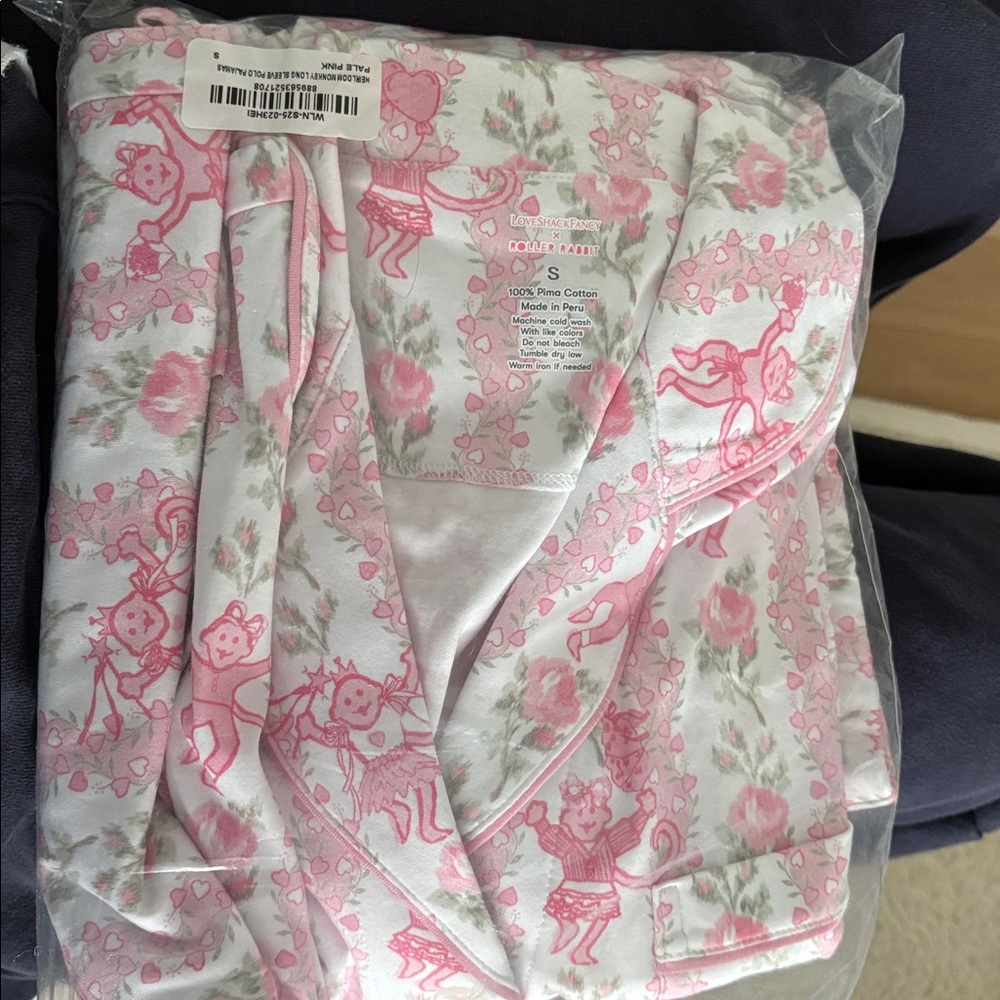 LIMITED EDITION Roller Rabbit X Loveshackfancy pajamas HEIRLOOM long sleeve polo
